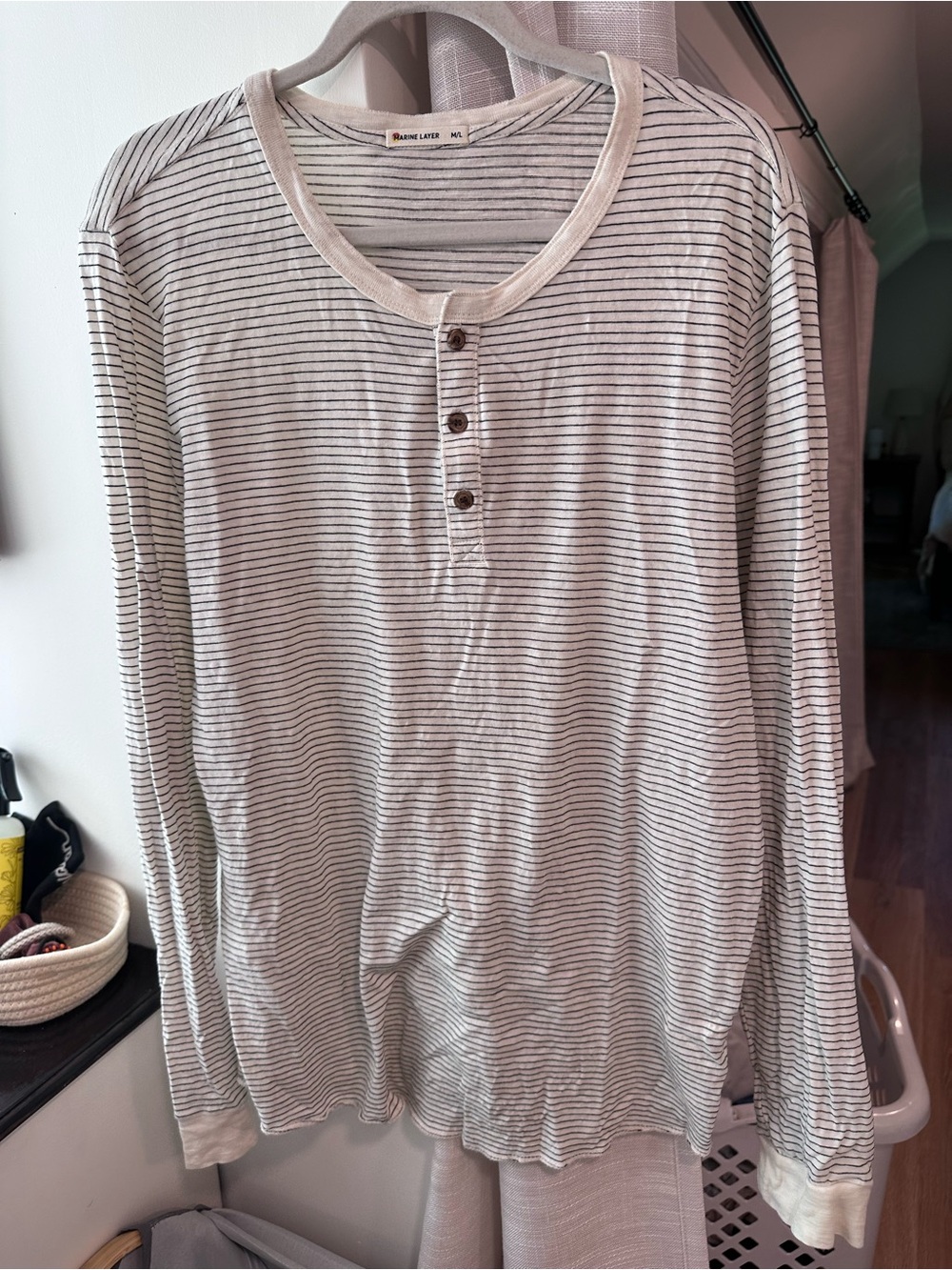 Marine layer Henley sleeve Tshirt